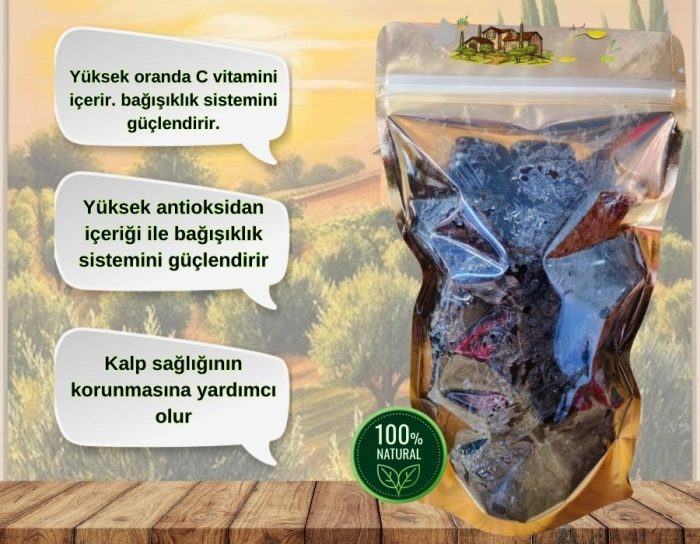 Mürdüm Eriği Kurusu İri Boy 350 GR - Görsel 2