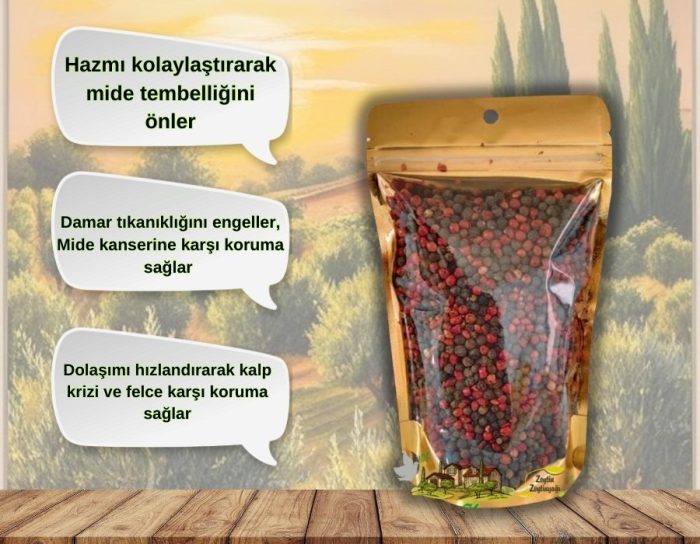 Organik Renkli Tane Karabiber 150 GR - Görsel 2